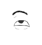 目で語る眼力＋α（個別スタンプ：7）
