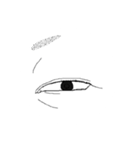 目で語る眼力＋α（個別スタンプ：11）