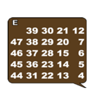 数字当てゲーム（個別スタンプ：5）