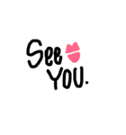 手書き風いつでもつかえる英会話！（個別スタンプ：3）