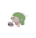 おめめ落っこちそうなひとたち。。（個別スタンプ：7）