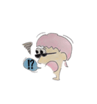 おめめ落っこちそうなひとたち。。（個別スタンプ：11）