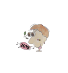 おめめ落っこちそうなひとたち。。（個別スタンプ：19）