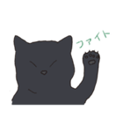 もっちり黒猫の可愛くて使いやすいスタンプ（個別スタンプ：29）