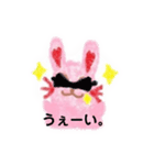 ほわほわうさぎぃのスタンプ④（個別スタンプ：6）