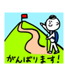 顔が中心に寄ってるひとのスタンプ2（個別スタンプ：13）