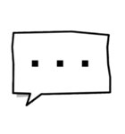 会話。ふきだし。（個別スタンプ：9）