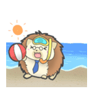 ハリネズミ ★ とげすけの日常（個別スタンプ：14）