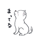 ムクムクの白いワンコ（個別スタンプ：10）