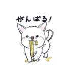 ムクムクの白いワンコ（個別スタンプ：27）