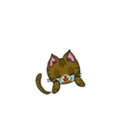 勇者を目指す猫と仲間たち。大鎌使い（個別スタンプ：2）