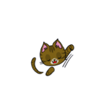 勇者を目指す猫と仲間たち。大鎌使い（個別スタンプ：3）