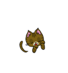 勇者を目指す猫と仲間たち。大鎌使い（個別スタンプ：4）