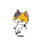 勇者を目指す猫と仲間たち。大鎌使い（個別スタンプ：10）