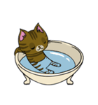 勇者を目指す猫と仲間たち。大鎌使い（個別スタンプ：26）