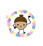 ゴキゲンドングリ（個別スタンプ：1）