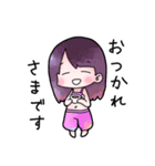 ベリーダンス女の子（個別スタンプ：1）