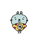 うさぎのミンティとキャロットくん（個別スタンプ：4）
