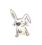 うさぎみたいなやつ。（個別スタンプ：1）