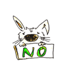 うさぎみたいなやつ。（個別スタンプ：3）