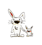 うさぎみたいなやつ。（個別スタンプ：15）
