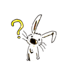 うさぎみたいなやつ。（個別スタンプ：17）