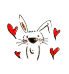 うさぎみたいなやつ。（個別スタンプ：18）