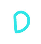 数字や英語（個別スタンプ：14）