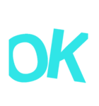 数字や英語（個別スタンプ：38）