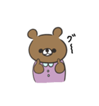 クマの毎日使えるスタンプ♡（個別スタンプ：3）