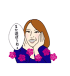 私たちの女子会スタンプ（個別スタンプ：7）