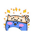 ねこ乗せペンギン（個別スタンプ：6）