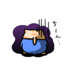 ねこ乗せペンギン（個別スタンプ：13）