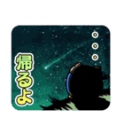 ねこ乗せペンギン（個別スタンプ：21）
