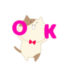 蝶ネクタイをつけたねこ（個別スタンプ：15）