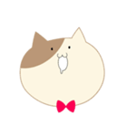 蝶ネクタイをつけたねこ（個別スタンプ：30）