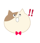 蝶ネクタイをつけたねこ（個別スタンプ：33）