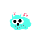 あおいフクローくん（個別スタンプ：1）