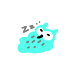 あおいフクローくん（個別スタンプ：3）