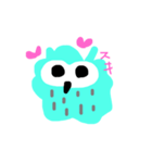 あおいフクローくん（個別スタンプ：7）