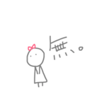 ゆる棒娘（個別スタンプ：3）