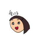 髪のとがった女の子（個別スタンプ：32）