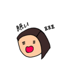 髪のとがった女の子（個別スタンプ：38）