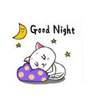 ハの字眉毛ネコミのスタンプ（個別スタンプ：9）