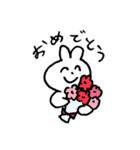 zigzag うさぎ（個別スタンプ：5）