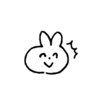 zigzag うさぎ（個別スタンプ：20）