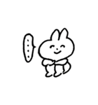 zigzag うさぎ（個別スタンプ：25）