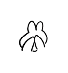 zigzag うさぎ（個別スタンプ：26）