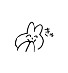 zigzag うさぎ（個別スタンプ：34）