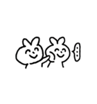zigzag うさぎ（個別スタンプ：38）